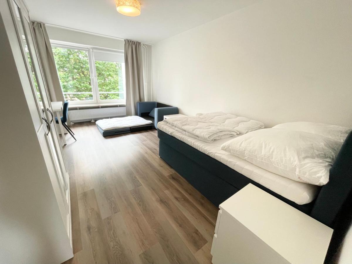 Zentrale Wohnung Mit 3 Schlafzimmer Fuer Bis Zu 9 Personen Hamburg Exterior foto