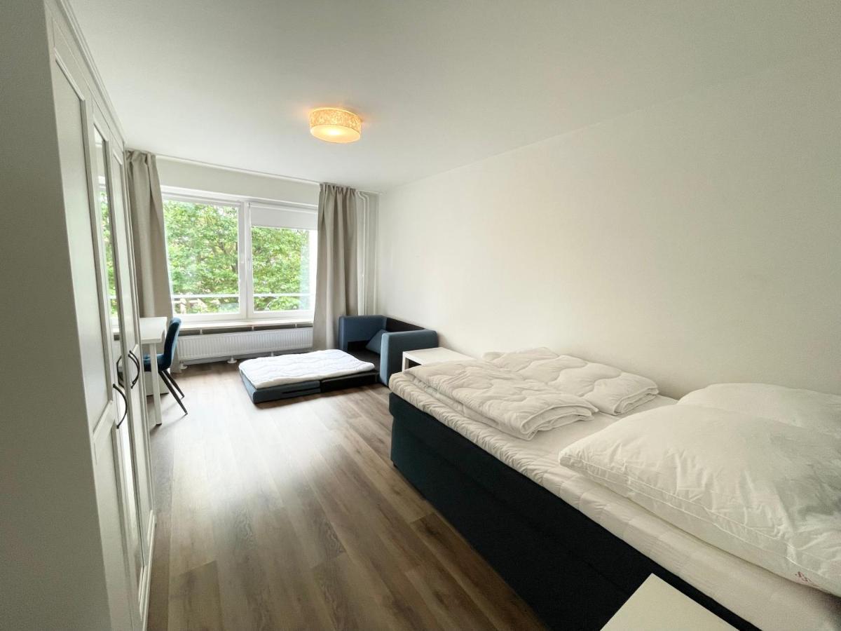 Zentrale Wohnung Mit 3 Schlafzimmer Fuer Bis Zu 9 Personen Hamburg Exterior foto
